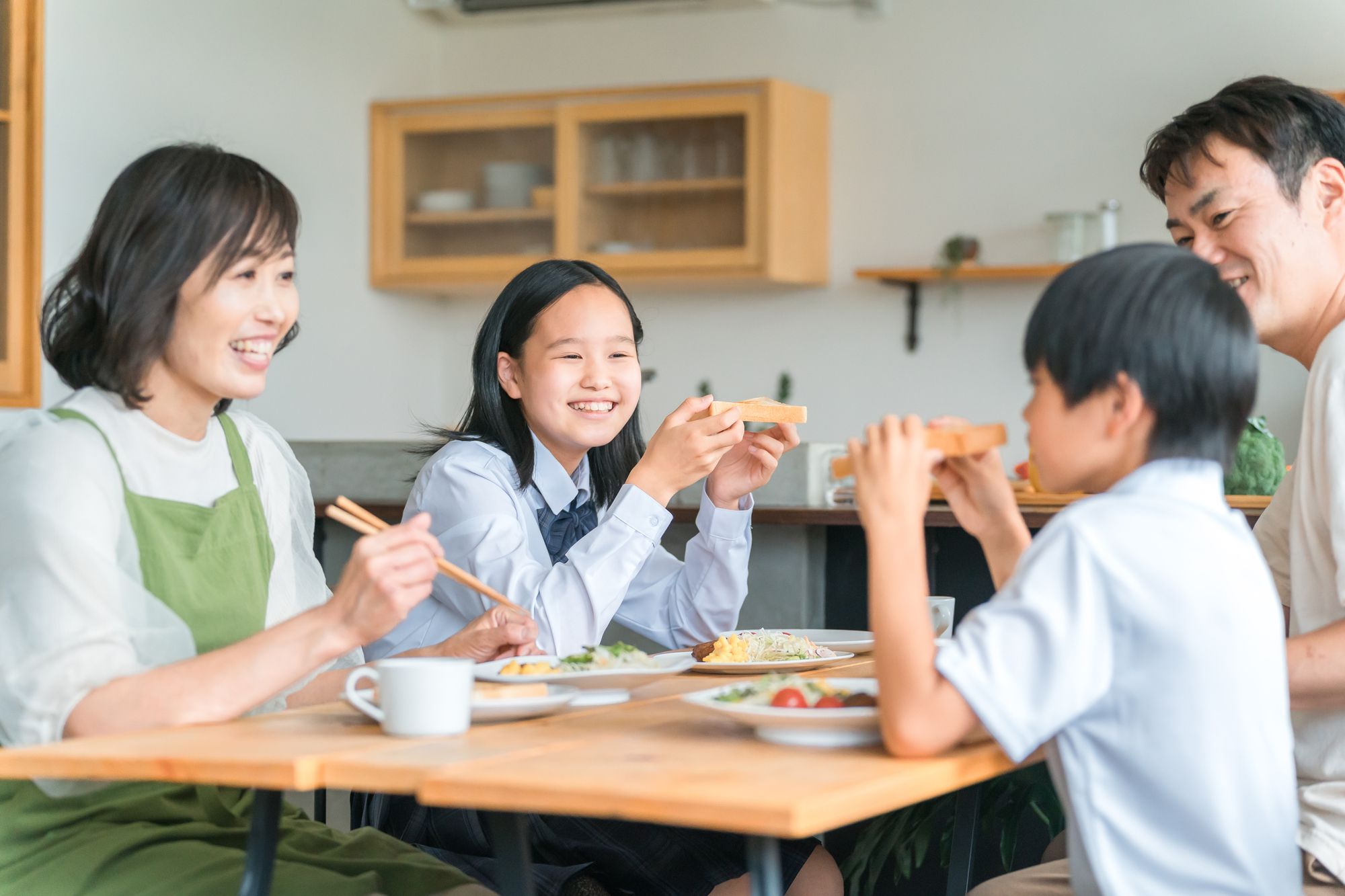 子どもの成長や家族構成の変化に柔軟に対応できる